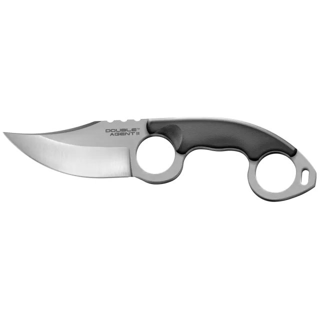 Cold Steel Double Agent CS-39FN 246 3.00 In Fixed Plain Sat - Cold Steel