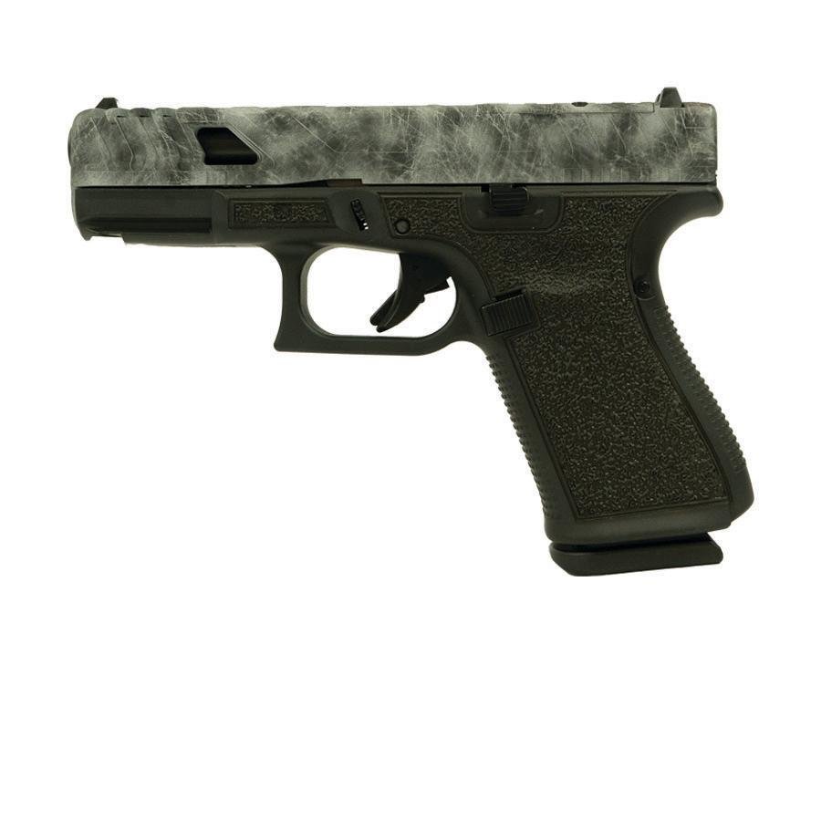 Buy Glock V-Series Model 19 Marble Cerakote Handgun 9mm Luger 15rd Magazines (3) 4.02 Barrel LSR Stipple USA Made online