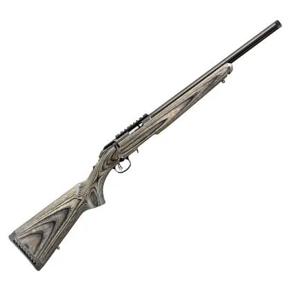 Ruger 8348 American Rimfire Target 22 LR, 18" Threaded Bull Barrel, Satin Blued Alloy Steel, Black Laminate Stock, 10-Round Capacity, Optics Ready - Ruger - 22 LR