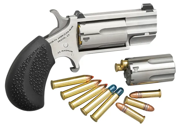 North American Arms NAA-PUG-DC Mini-Revolver 22LR/22M 1" White Dot Sight - NAA - 22 LR | 22 Magnum