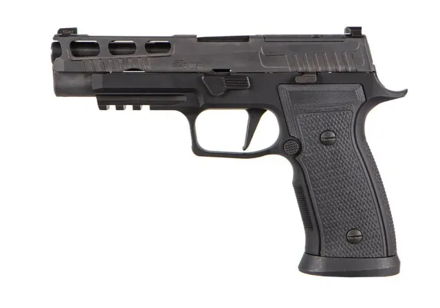 Sig P320 320AXGF9BXR3PROR210 9mm AXG Pro 4.7" Black Nitron Optic Ready