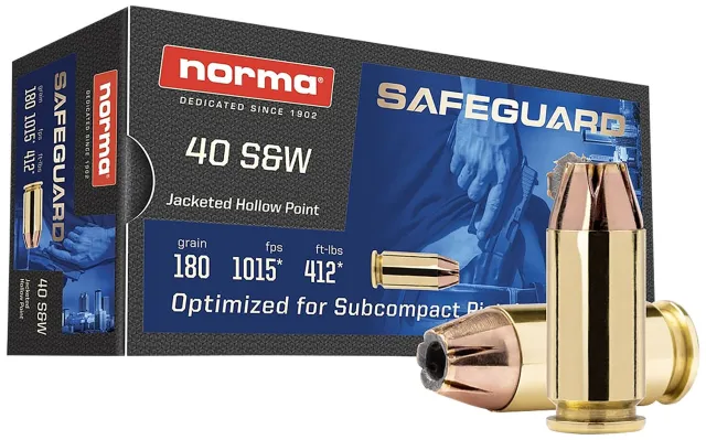 Norma Ammunition 801407727 Safeguard 40 S&W 180 Gr - Norma - 40 S&W