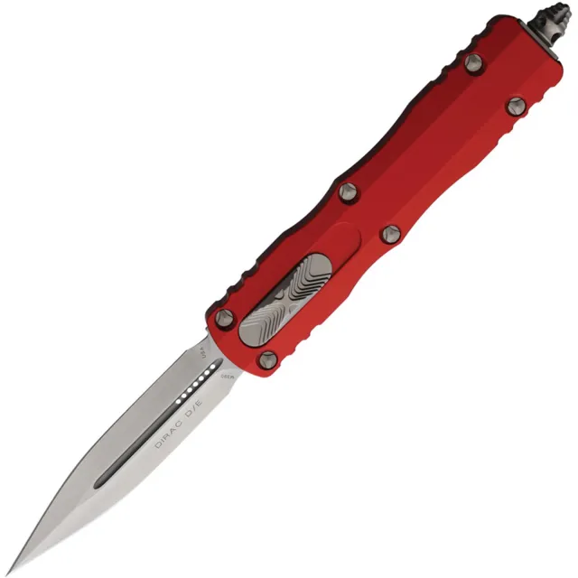 Microtech Dirac 225-10RD 2.92 In D/E STD/SW Red Alu Hndl - MICROTECH