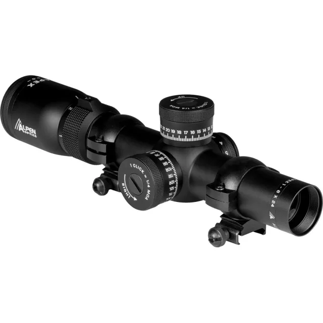 Alpen 4010 Apex Rifle Scope 1-6x24 AR-BDC, 30mm, Illuminated Reticle - Bresser