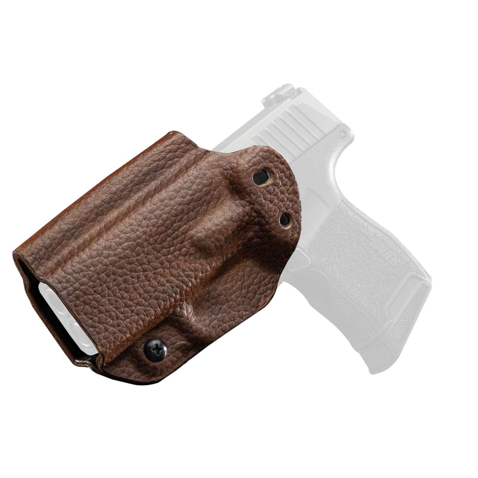 Mission First Tactical H3-SIG-1-BR1 Ambi IWB/OWB Holster SIG P365 Brown - Mission First Tactical