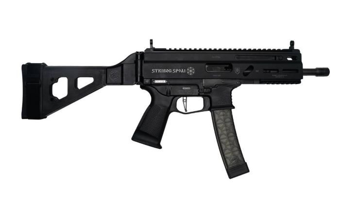 Buy Grand Power Stribog SP9A1 9mm 8" Barrel 30-Round Mag with Brace Black online