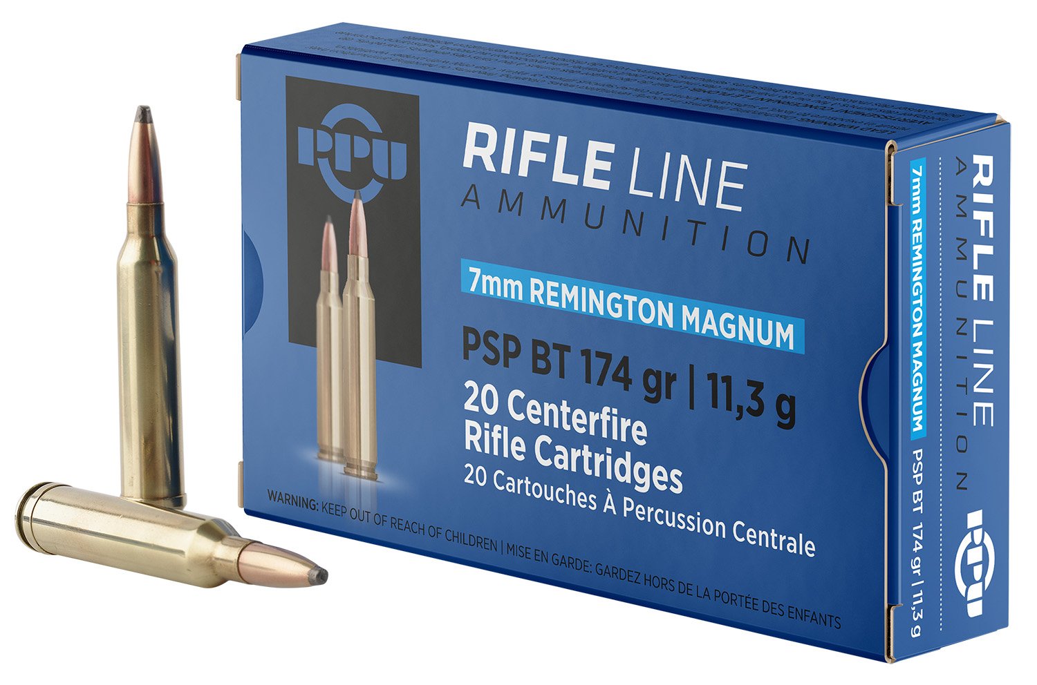 Prvi Partizan PP7RM2 7mm Rem Mag 174gr PSP BT 20 Rounds - Prvi Partizan - 7mm Rem Mag