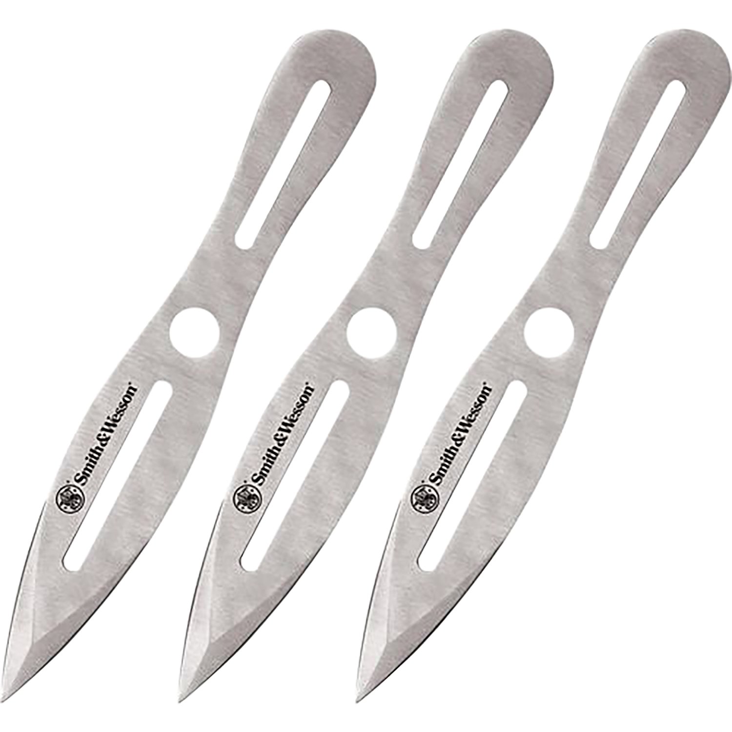 Buy Smith & Wesson SWTK10CP Throwing Knives 5" Dual Edge Spear Point 2Cr13MoV SS Blade Stainless Steel Handle Set of 3 online