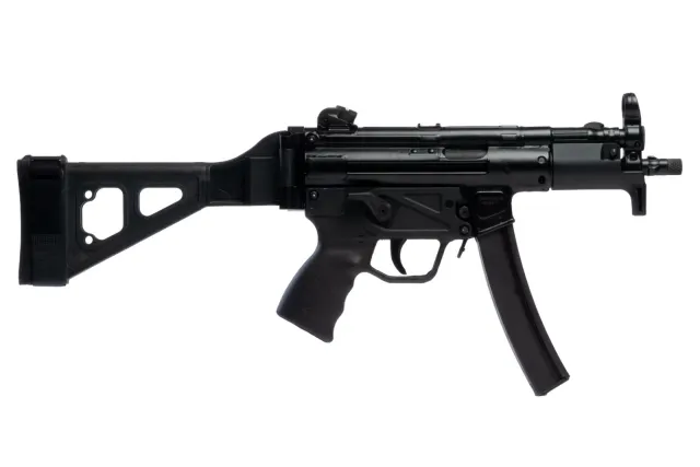 Century Arms AP5 9mm Semi-Auto Pistol with SB Brace, 5.75" Barrel, 30+1, Matte Black - HG6035NB-N - Century Arms - 9MM