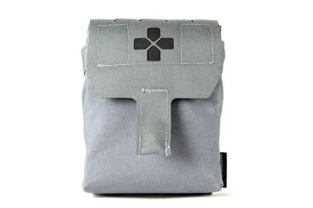 Blue Force Gear Trauma Kit NOW! MOLLE Mounted Helium Whisper Empty Wolf Gray - Blue Force Gear