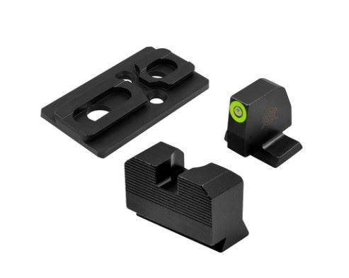 XS MINIMALIST TRITIUM SIGHT & OPTIC PLATE ACRO S&W - XS Sight Systems