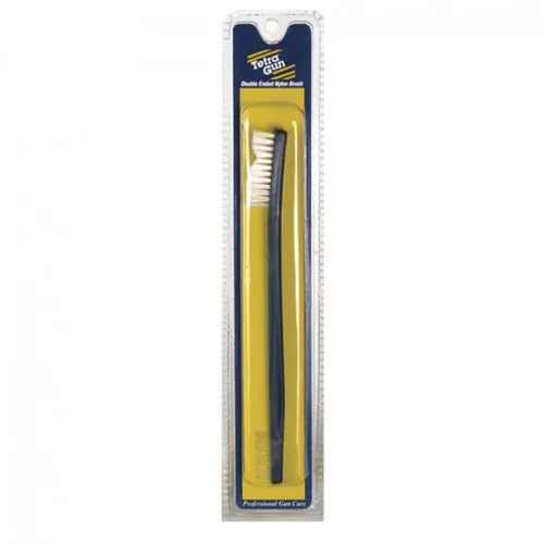 Tetra Gun Care 1200B1I Double-Ended Nylon Brush - Large & Small Bristles, Durable, Reusable, Removes Fouling