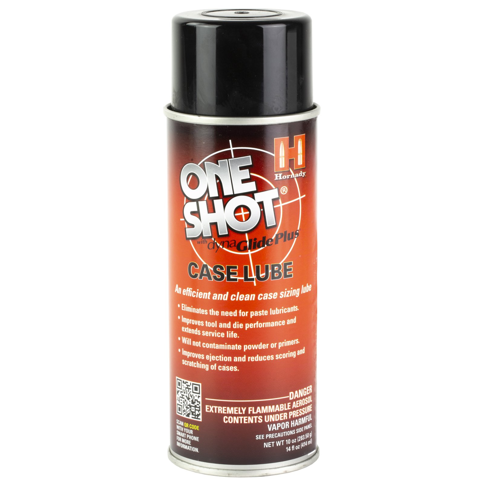 Hornady One Shot Case Lube 99913 10 oz Aerosol Dry Film Lubricant - Hornady Manufacturing Company - 10 OZ