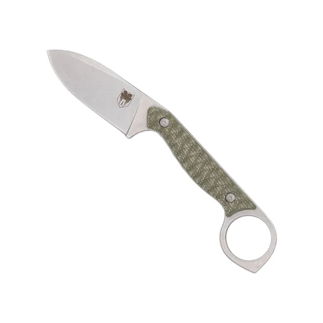 CobraTec Knives Wolfteeth CTWLTODG 2.75" G10 EDC Knife OD Green - CobraTec Knives