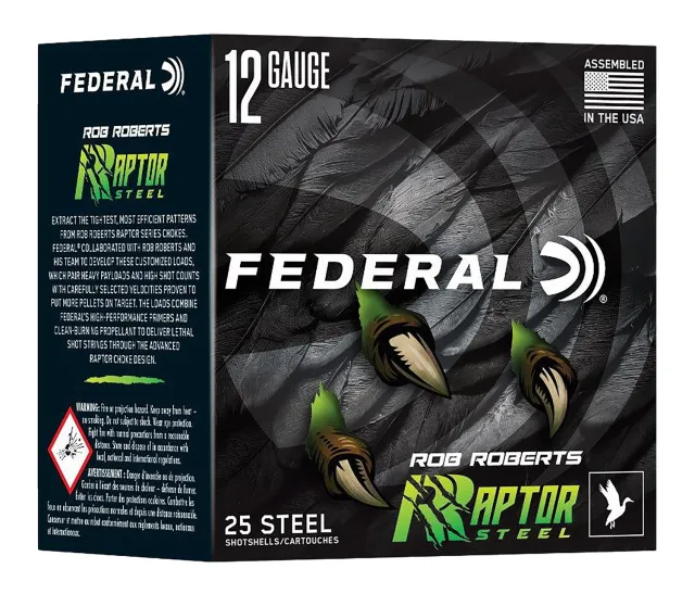 Federal RRS1382 12Gauge 3" 3/8oz 2Shot 25 Per Box/10 Case - Federal Premium Ammunition - 12 Gauge