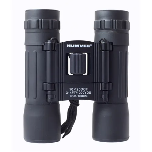 Humvee Compact Binocular - 10x25 - Black - Humvee