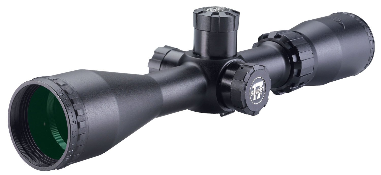BSA S17312X40 Sweet 17 Black Matte 3-12x 40mm 1" Tube 30/30 Duplex Reticle - BSA Optics - 40MM