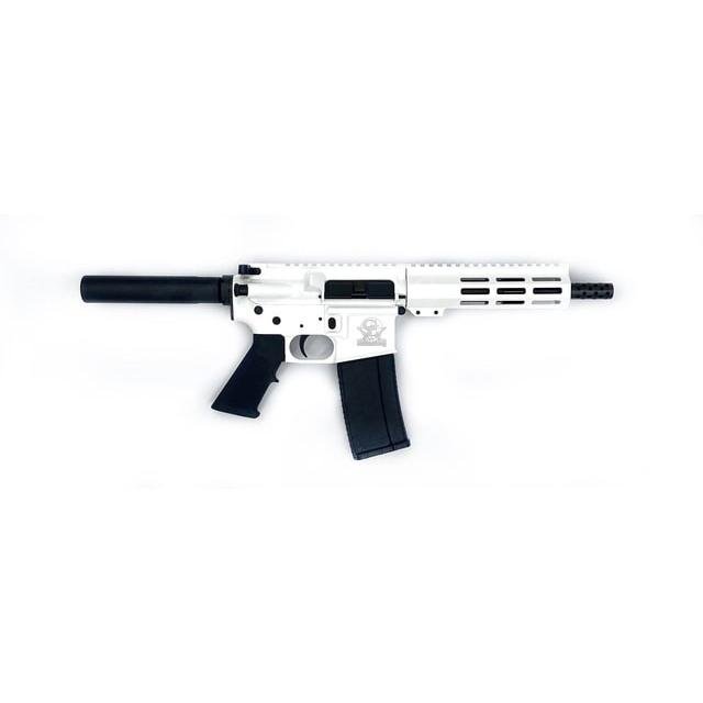 Buy Great Lakes GL15223PWHT .223 Wylde AR-15 Pistol 7.5" Nitride Barrel White online