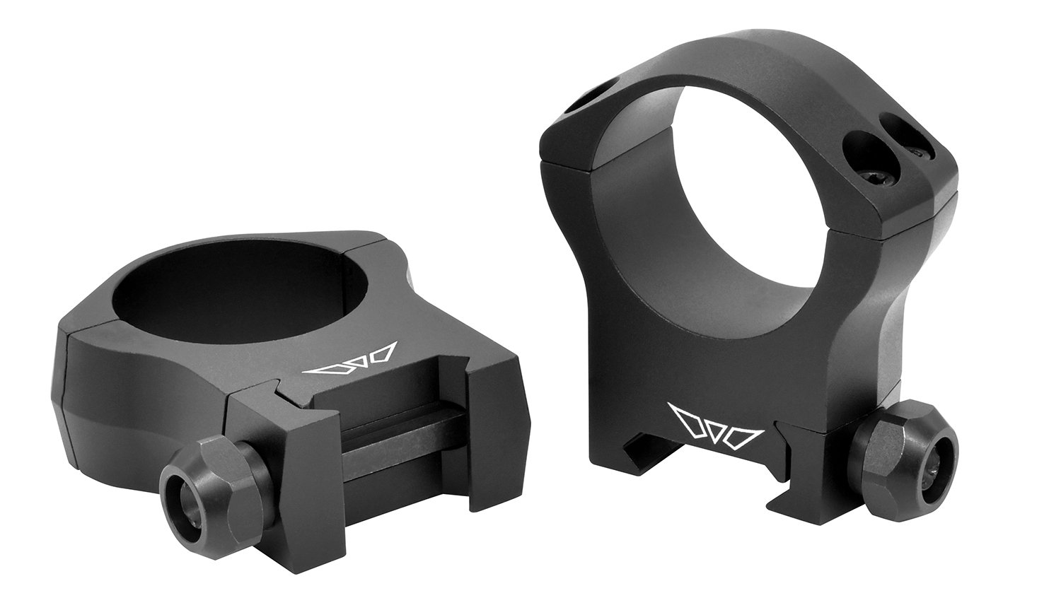 Warne 7215M Mountain Tech Scope Rings - 30mm High Matte Black - Warne - 30MM