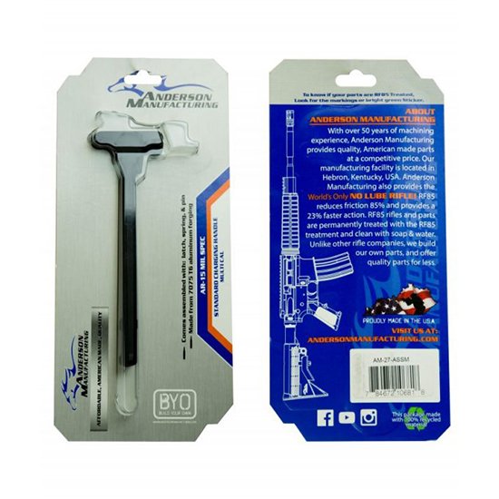 Anderson Manufacturing AR15 Charging Handle Standard Black B2-K027-A000-0P - Anderson Manufacturing