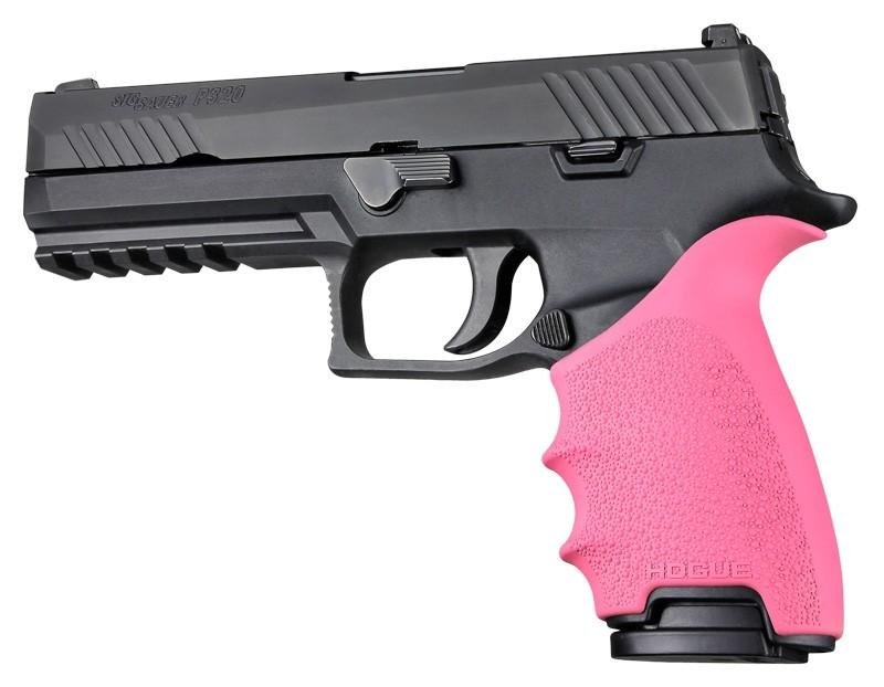 Hogue 17607 HandAll Beavertail Grip Sleeve Pink 8.2 In - Hogue