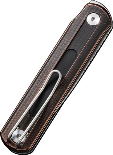 Civivi C210441 Foldis Knife 2.67" Black Hand Rubbed Copper/Silver - CIVIVI