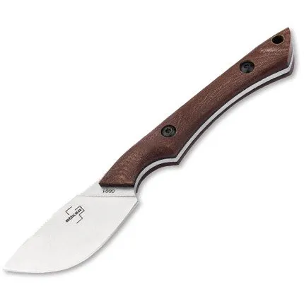 Boker 02BO593 Plus M.U.K. 2.4" Plain Brown Micarta Knife - Boker