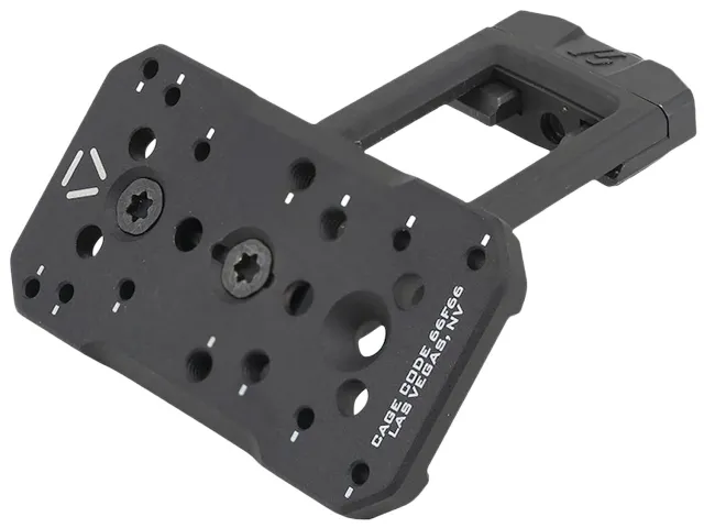 Strike Industries AMBUSHOM45 45-Degree Optic Mount Black Anodized Aluminum - Strike Industries - STRIKE AMBUSH 45-DEGREE OPTIC MOUNT