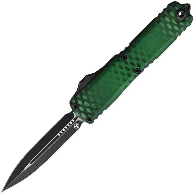 Microtech UTX-70 G4 2.5 In D/E Standard Green ALU Handle - MICROTECH