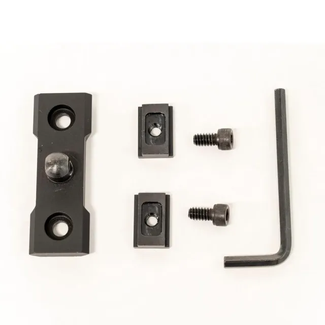 Grovtec GTSW325 Anschutz T-Nut Rail Adaptor Set Black Anodized Finish - Grovtec