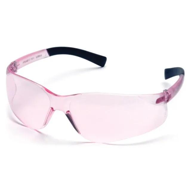 Buy Pyramex Clear Mini Ztek Safety Glasses Pink with DP1000 32dB Earplugs online