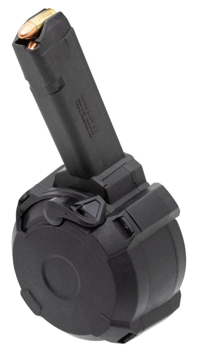 Buy Magpul MAG1033-BLK PMAG D-50 GL9 50-Round Drum Magazine 9mm Glock online