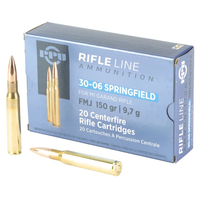 Buy Prvi Partizan PP3006G .30-06 Springfield 150gr FMJ Ammo 20 Rounds online