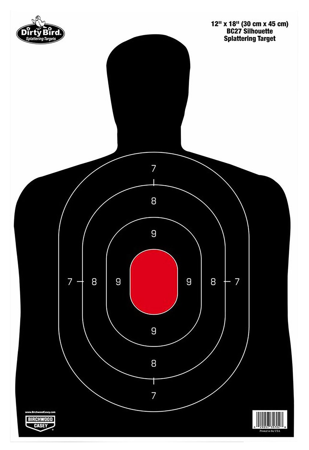 Birchwood CASEY Dirty Bird 12x18in BC27 Silhouette Targets 50-Pack (35709) - Birchwood Casey