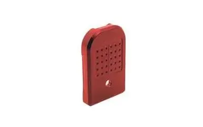 SHIELD ARMS S15 MAG +0 RED ALUMINUM BASE PLATE FITS GLOCK 43X/48 MAGS