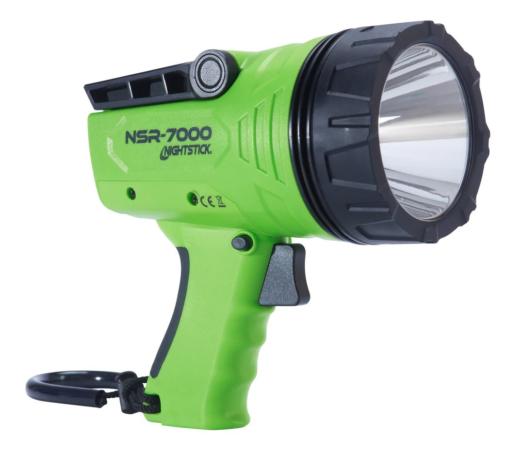 NIGHTSTICK NSR-7000 2000 Lumens Pistol Grip Spot Light Li-Ion Matte Green - NIGHTSTICK