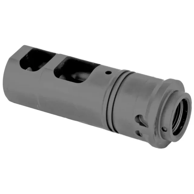 Surefire SFMB5561228 Suppressor Adapter Muzzle Brake 5.56x45mm NATO 1/2"-28 tpi Stainless Steel - SureFire - 223 REM | 5.56 NATO for sale at Smoke Wagon Firearms