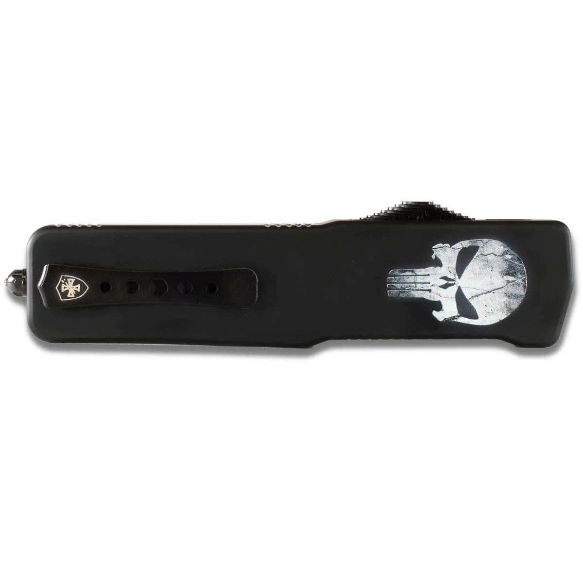 Templar LZ-FL-12-1 OTF LG Zinc Black Fallen Dagger 3.55" Plain Blade - Templar Knife