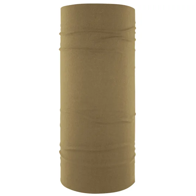 Zan Headgear Motley Tube Polyester Coyote Tan Moisture-Wicking