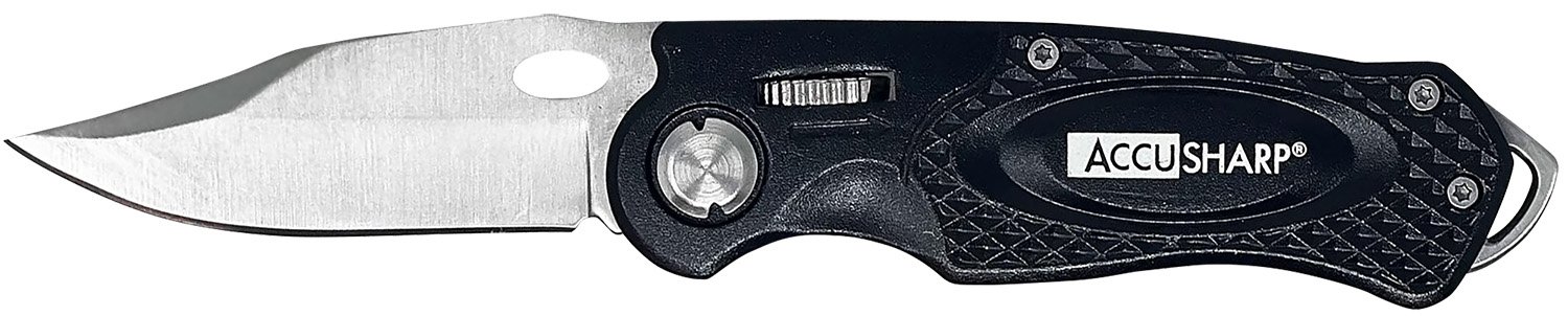 Buy AccuSharp 703C Knife 3 in Stainless Steel Blade Black Aluminum Handle online