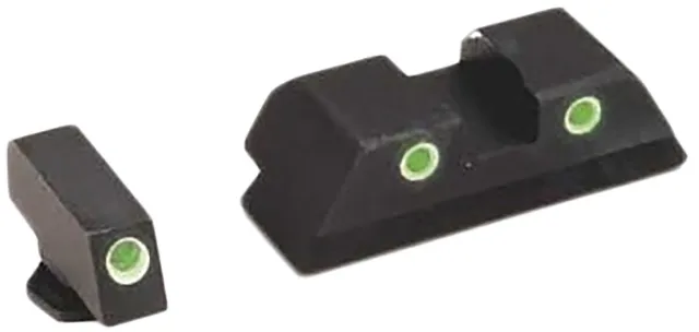 AmeriGlo GL113 Classic Tritium Sight Set for Glock Gen 1-5 9mm/.40/.45 - AMER