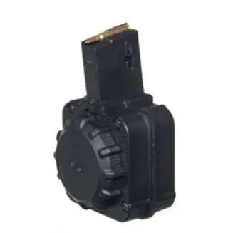 Buy ProMag DRMA9 AK-47 Drum Magazine, 50-Round Capacity, 7.62x39mm, Durable Black Polymer, USA Made online