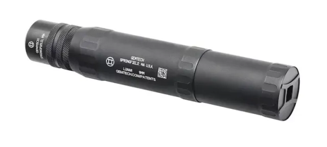 Gemtech LUNAR 9 QD 3-LUG SUPPRESSOR 9MM BLACK