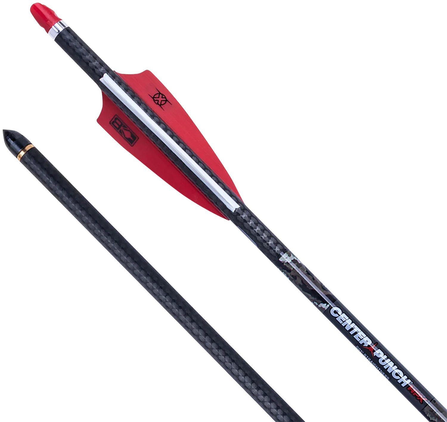 TenPoint HEA7706 CenterPunch HPX Carbon Arrows 20" .001 Straightness 6-Pack - TenPoint