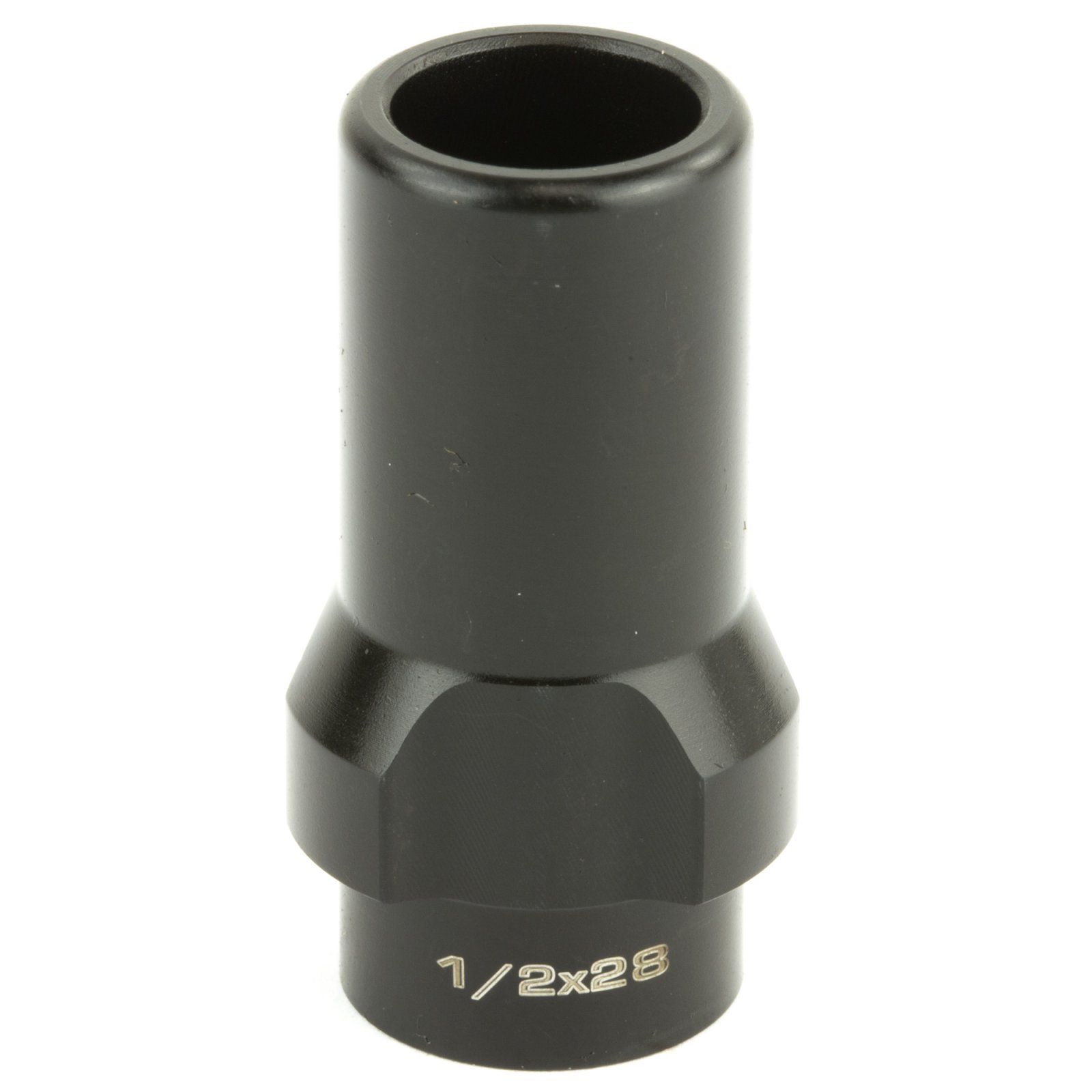 Griffin Armament 3L1228 3-Lug 9mm Adapter 1/2"-28 17-4 SS Black QPQ - Griffin Armament - 1.43"