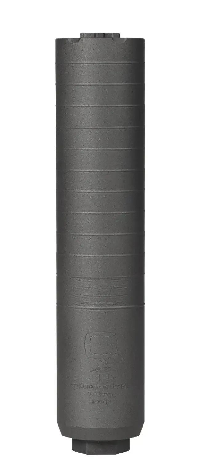 Q Thunder Chicken Quick Attach 7.62mm 8.125 In 5/8x24 Bead-Blast Ti