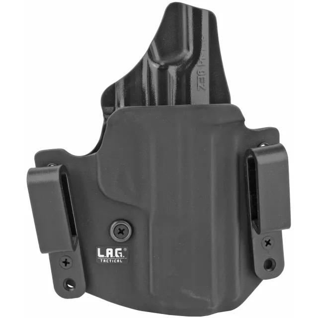 L.A.G. Tactical 4060 Defender Kydex OWB/IWB Holster Right-Hand Black - L.A.G. Tactical, Inc.