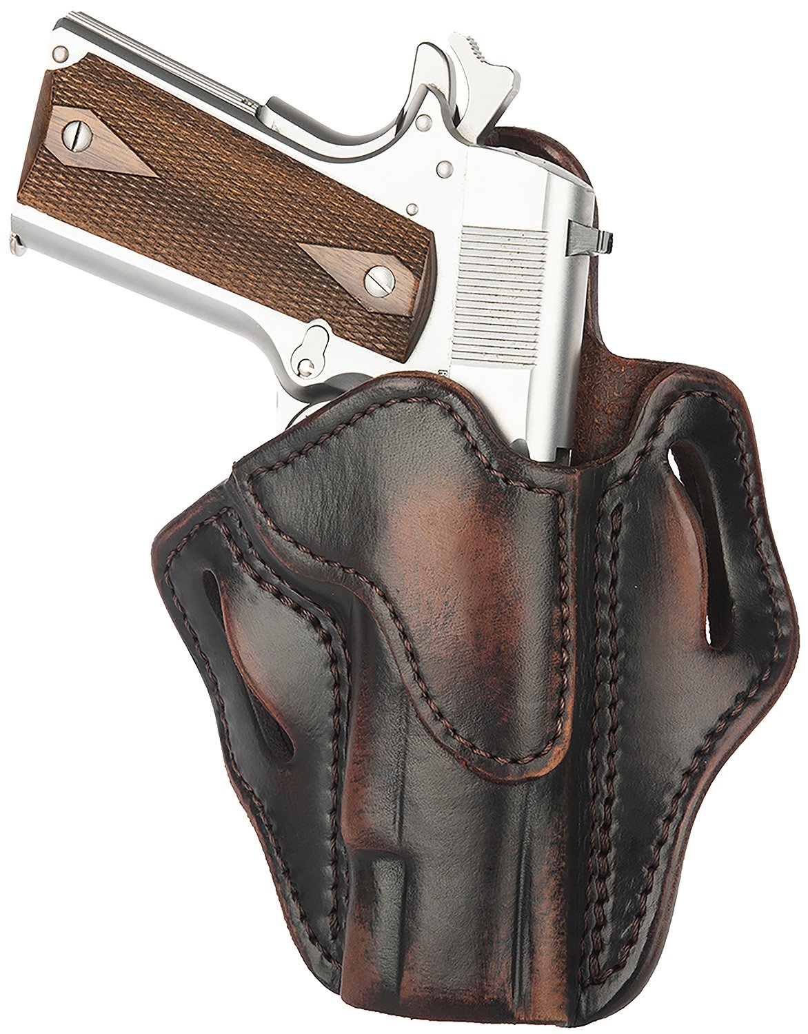 1791 Gunleather 1911 Optic-Ready BH1 Vintage OWB Holster RH - 1791 Gunleather