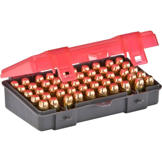 Plano Molding Company 50rd .45 Cal Ammo Box Charcoal/Rose - Plano Molding Company - .45 Cal