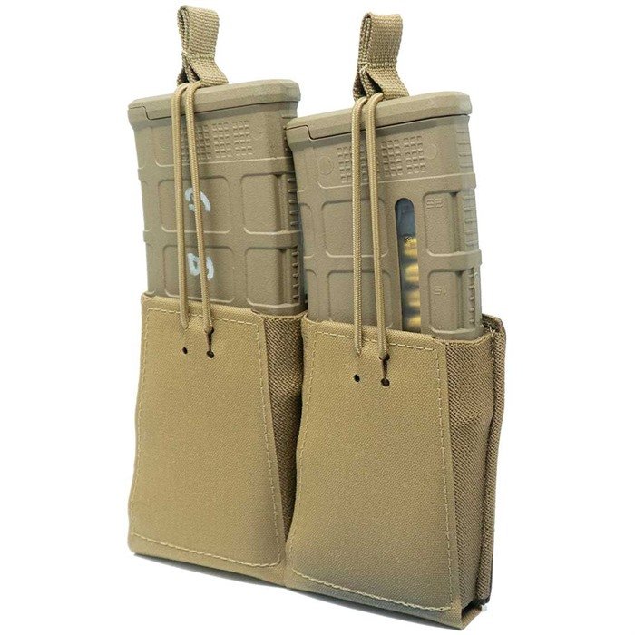 GBRS Group Double Rifle Magazine Pouch Coyote Brown Fits 2 - GBRS Group